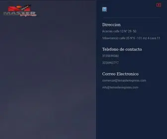 Temasterexpress.com(Master Express) Screenshot