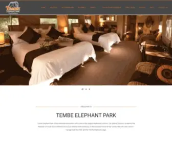 Tembe.co.za(The warm hospitality) Screenshot
