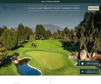 Temeculacreekgolf.com(Golf Resorts in Southern California) Screenshot