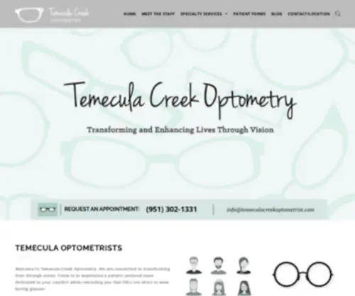 Temeculacreekoptometrist.com(Temecula Optometrist) Screenshot