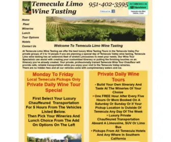 Temeculalimowinetasting.com(Temecula Limo Wine Tasting) Screenshot