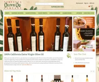 Temeculaoliveoil.com(100% California Extra Virgin Olive Oil) Screenshot