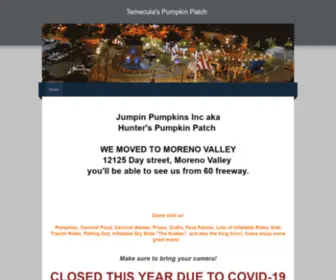 Temeculapumpkinpatch.com(                                          Temecula's Pumpkin Patch) Screenshot