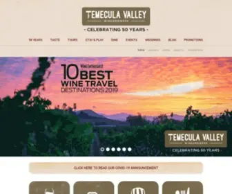 Temeculawines.org(Temecula Valley Wine Country) Screenshot