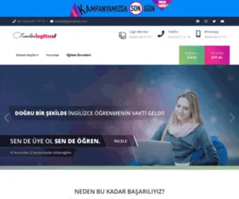 Temeldeningilizce.com(Online Genel / Temel İngilizce Eğitim Platformu) Screenshot