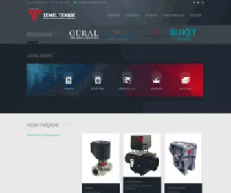Temelteknikservis.com(Temel Teknik Servis Endüstriyel Çamaşırhane Ekipmanları) Screenshot