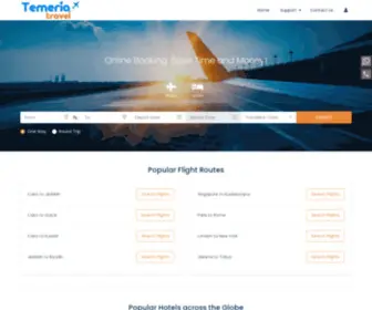 Temeriatravels.com(Cheapest Flight and Hotel Booking) Screenshot