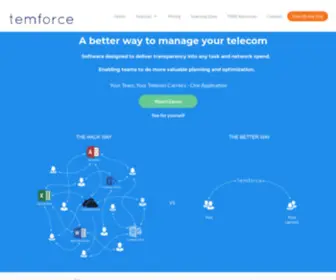 Temforce.com(#1 TEM SaaS App) Screenshot