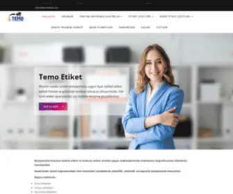 Temoetiket.com(Temo Etiket) Screenshot