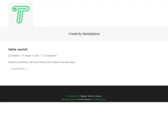 Temoozi.com(Creativity Marketplace) Screenshot