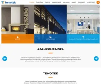 Temotek.fi(Etusivu) Screenshot