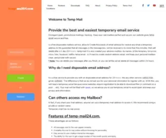 Temp-Mail24.com(Temp mail) Screenshot