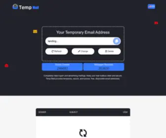 Temp-Mailbox.com(Temp Mail) Screenshot