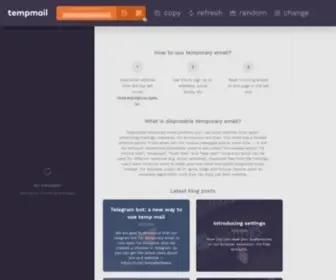 Temp-Mail.io(Disposable temporary email) Screenshot