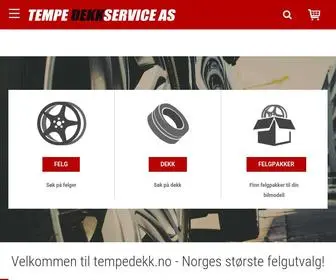 Tempedekk.no(Tempe Dekkservice) Screenshot