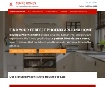 Tempehomes.com(Top Real Estate Agents Phoenix Arizona) Screenshot