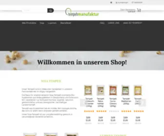 Tempehshop.de(Feinsten bio Tempeh der tempehmanufaktur kaufen ) Screenshot