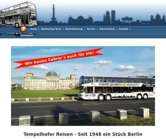 Tempelhofer.de(Tempelhofer Reisen Sightseeing Tours) Screenshot