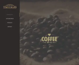 Tempelmann-Kaffee.de(Tempelmann) Screenshot