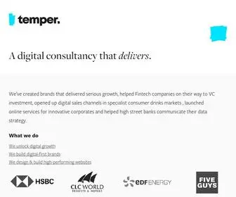 Temper.digital(A Digital Consultancy that Delivers) Screenshot