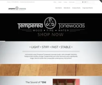 Temperedtonewoods.com(Tempered Tonewoods) Screenshot