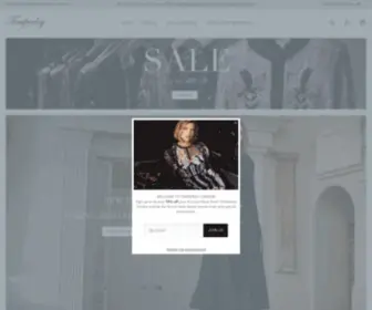 Temperleylondon.com(Official Online Boutique) Screenshot