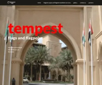 Tempest-TVC.com(Flags & Flagpoles in Dubai And Beyond) Screenshot