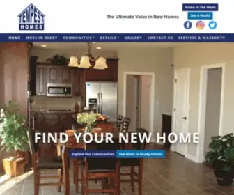 Tempesthomes.com(Find Your New Home Build by Best Builders in Lafayette Indiana) Screenshot