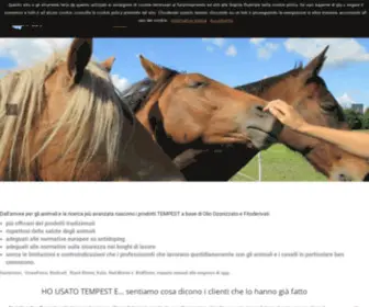 Tempestitalia.com(Tempest veterinaria naturale cavalli) Screenshot