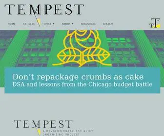 Tempestmag.org(Tempest collective) Screenshot