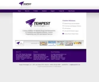 Tempesttech.com(Tempest Technologies) Screenshot