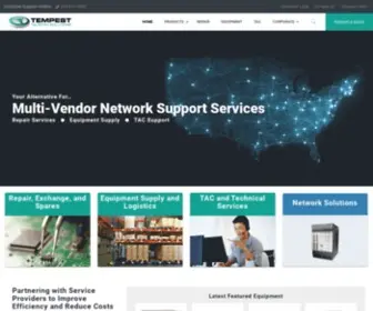 Tempesttelecom.com(Tempest-Networks Reimagined Multi-Vendor Network Solutions) Screenshot