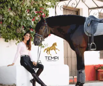 Tempi.com.au(Tempi Equestrian) Screenshot