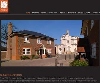 Tempietto.co.uk(Tempietto Architects) Screenshot