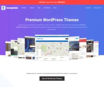 Templamatic.com(Here's a hand picked list of Best WordPress themes and Plugins sites) Screenshot