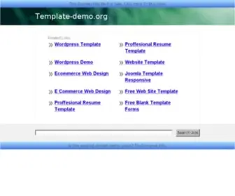 Template-Demo.org(Template Demo) Screenshot
