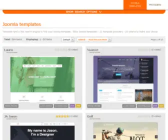 Template-Land.com(The search engine to find your Joomla template : 500+ Joomla templates) Screenshot