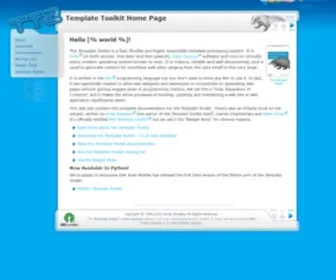 Template-Toolkit.org(Template Toolkit) Screenshot