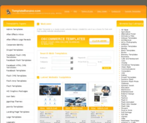 Templatebanana.com(Cheap Premade Website templates Web design template Low Prices Starting at $29.95) Screenshot