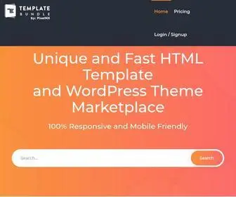Templatebundle.net(Template Bundle) Screenshot
