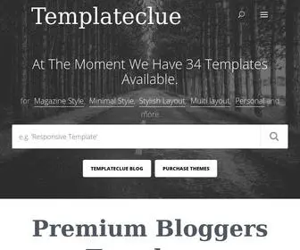 Templateclue.com(Premium Blogger Templates) Screenshot