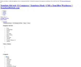 Templatedigitale.com(Template Siti web) Screenshot