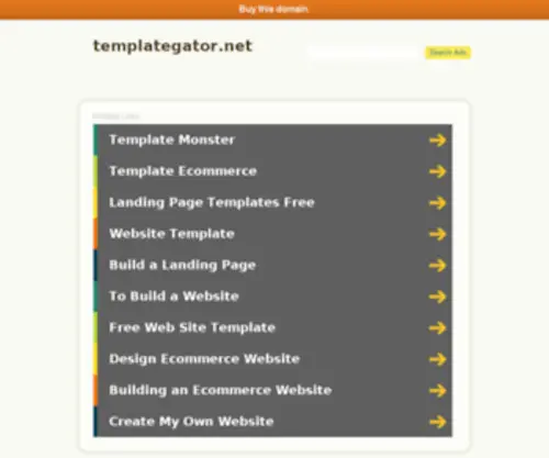 Templategator.net(Templategator) Screenshot
