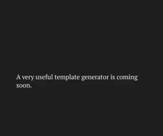 Templategenerator.net(Bot Verification) Screenshot