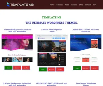 Templatenb.com(WordPress Themes & Website Templates from TemplateNB) Screenshot