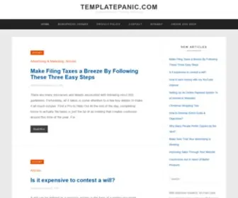 Templatepanic.com(Templatepanic) Screenshot