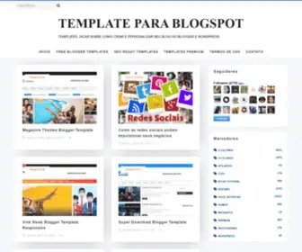 Templateparablogspot.com(Template Para Blogspot) Screenshot