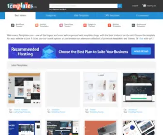 Templates.com(Best Website Themes and Web Templates Shop) Screenshot