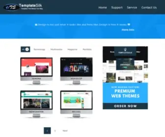 Templatesilk.com(Professional Responsive Blogger Templates) Screenshot