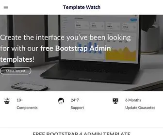 Templatewatch.com(Bootstrap Admin Dashboard Template) Screenshot